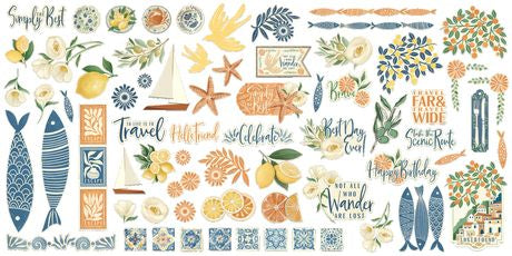 Graphic 45 Scenic Route Ephemera Assortment